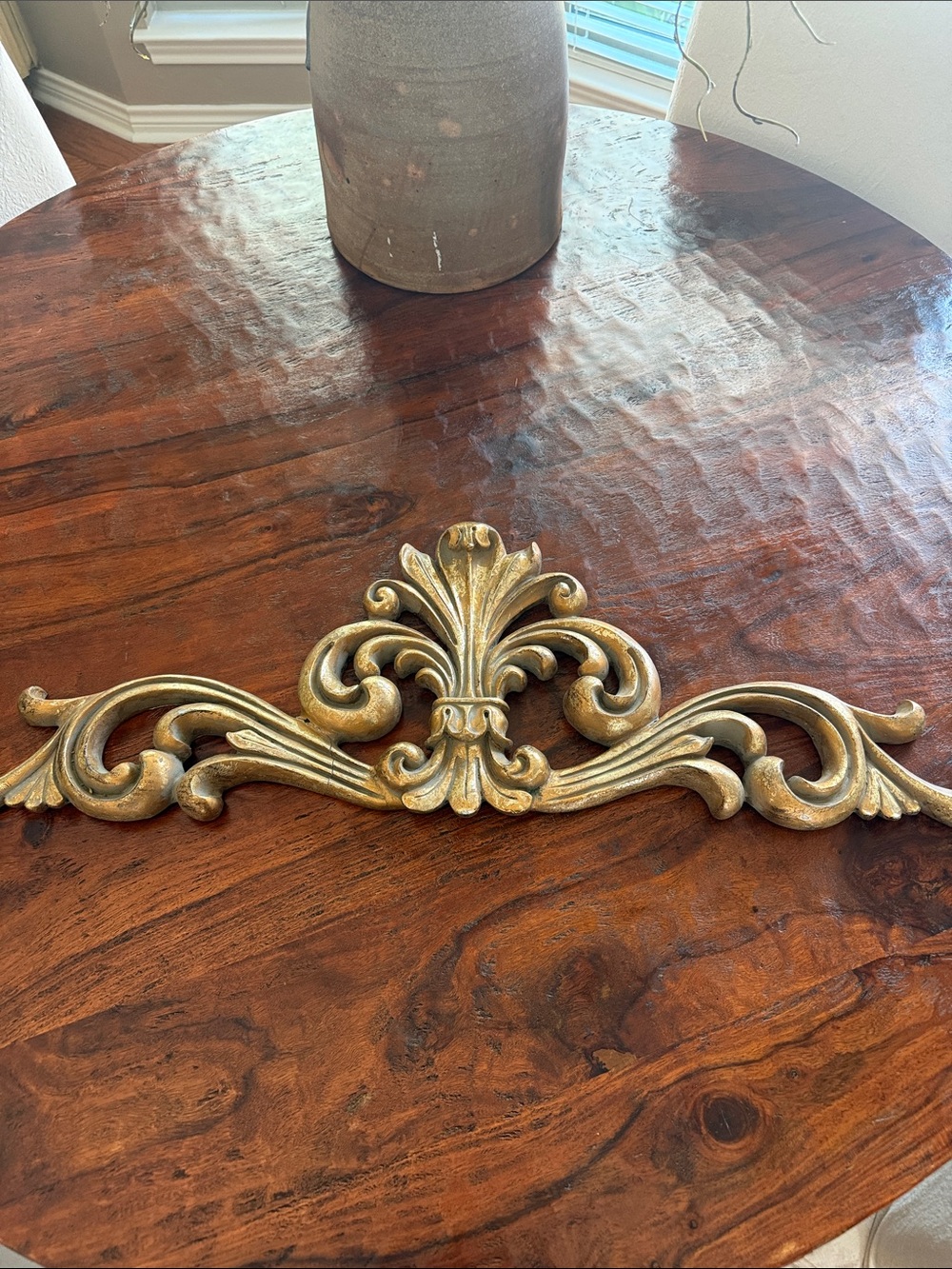 Gold Ornate Fleur Decorative Accent - Unbranded